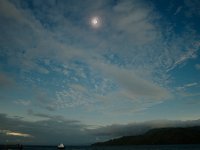 3rd contact, lunar shadow on the left side, moving away