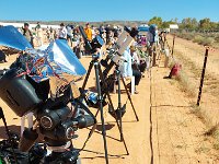 Eclipse observation site at Exmouth
